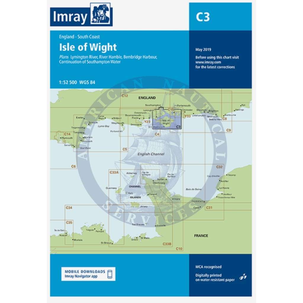 Imray Chart C3: Isle of Wight