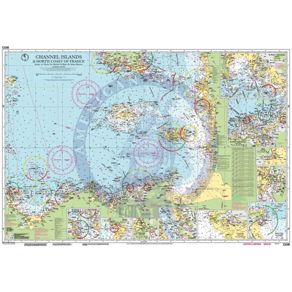 Imray Chart C33B: Channel Islands (South)