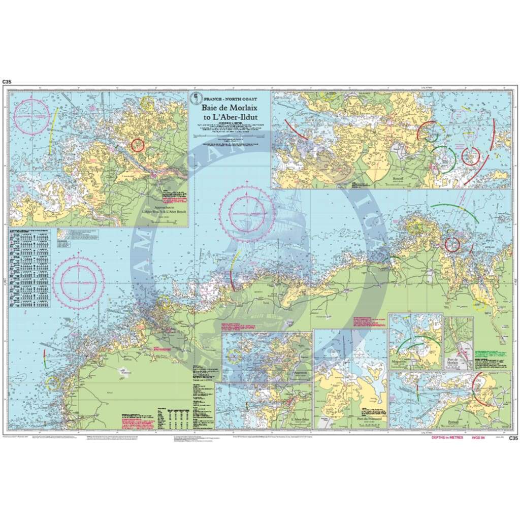 Imray Chart C35: Baie de Morlaix to L'Aber-Ildut
