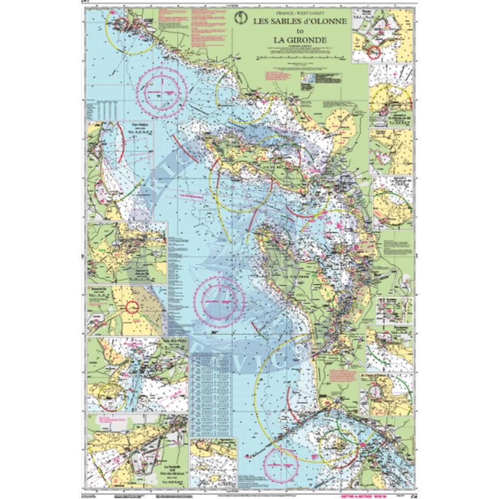 Imray Chart C41: Les Sables d'Olonne to La Gironde