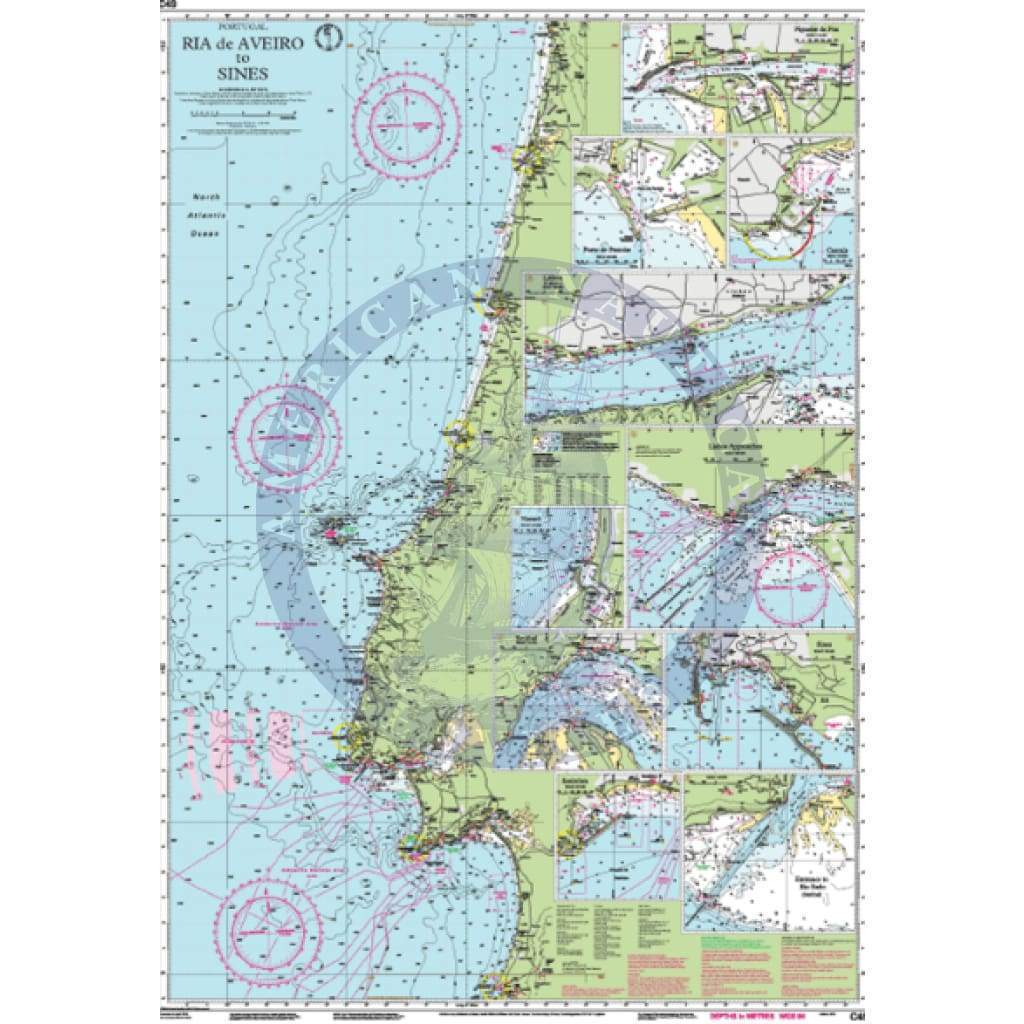 Imray Chart C49: Ria de Aveiro to Sines