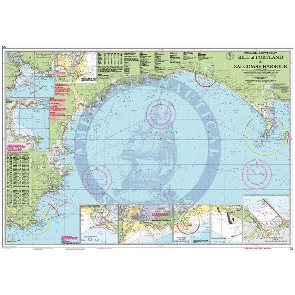 Imray Chart C5: Bill of Portland to Salcombe Harbour