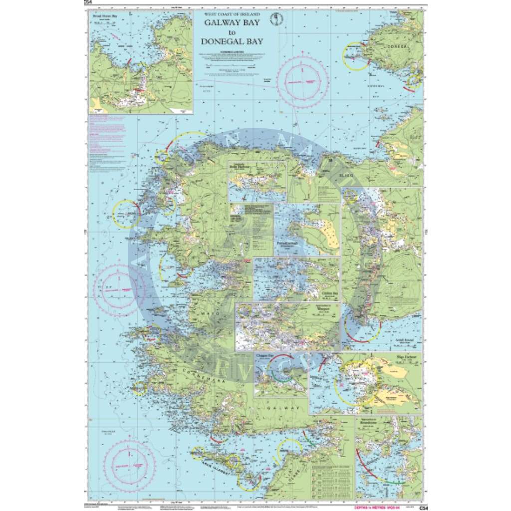 Imray Chart C54: Galway Bay to Donegal Bay