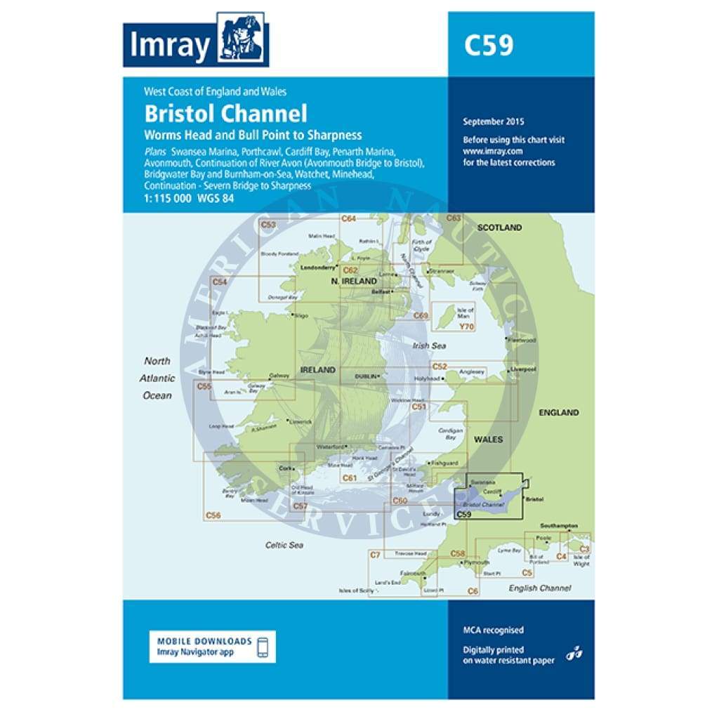 Imray Chart C59: Bristol Channel