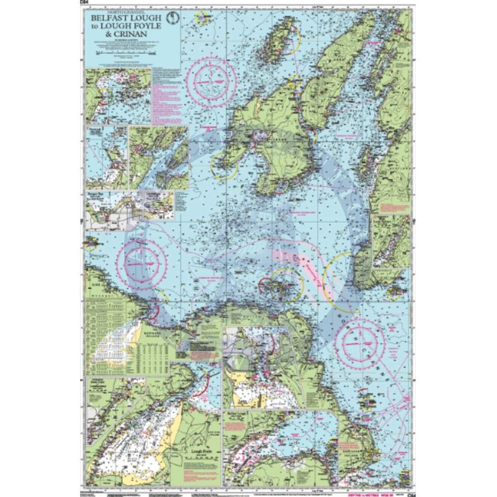 Imray Chart C64: North Channel - Belfast Lough to Lough Foyle and Crinan