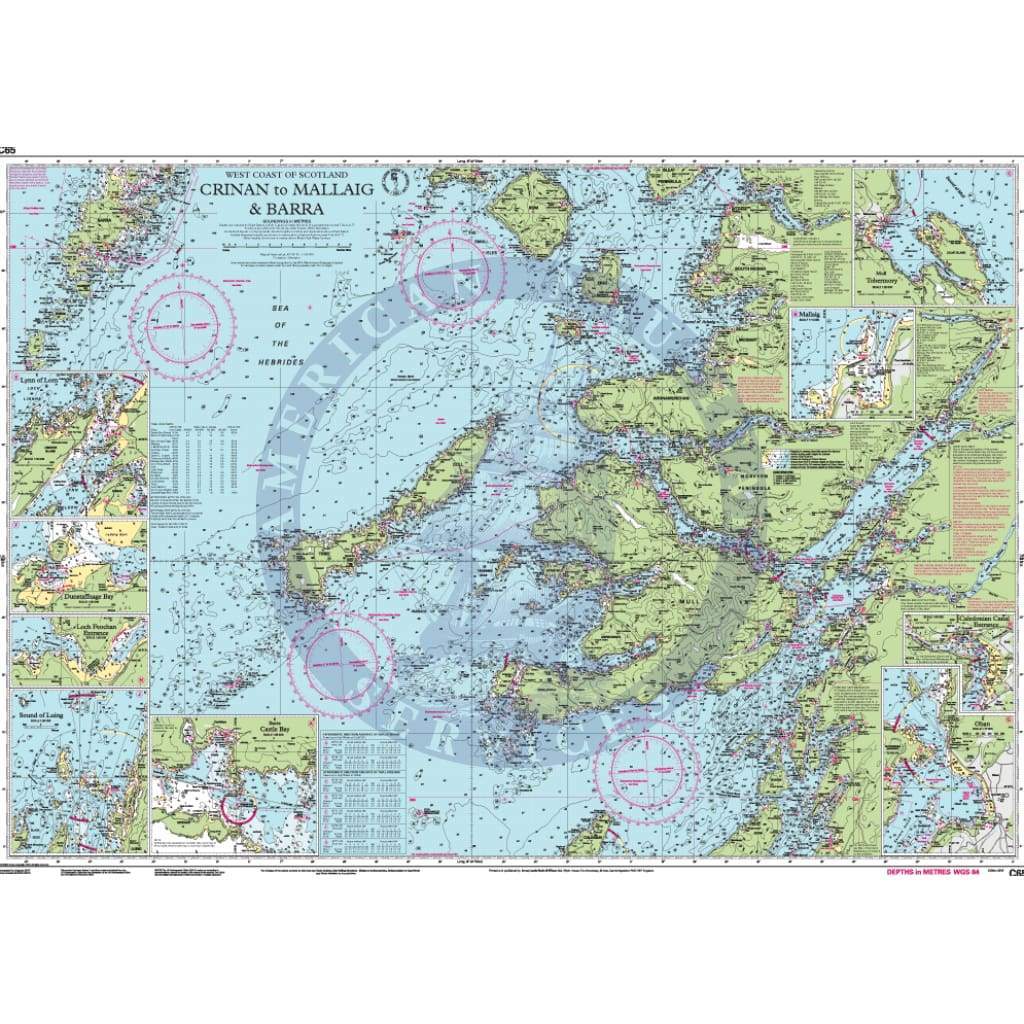 Imray Chart C65: Crinan to Mallaig and Barra