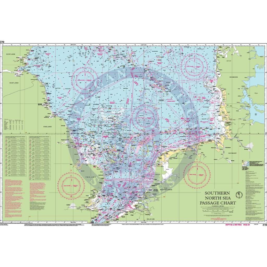 Imray Chart C70: Southern North Sea Passage Chart
