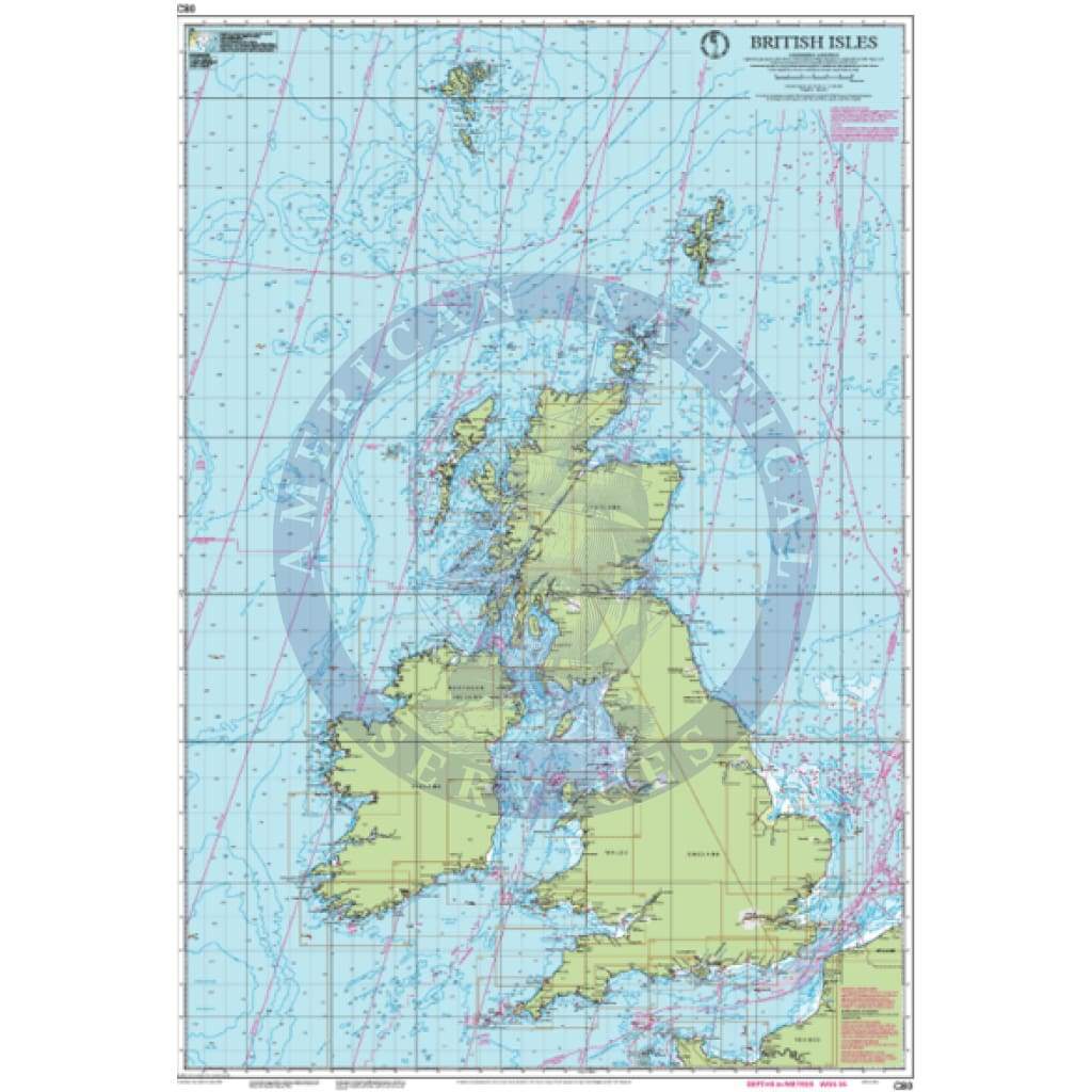 Imray Chart C80: British Isles