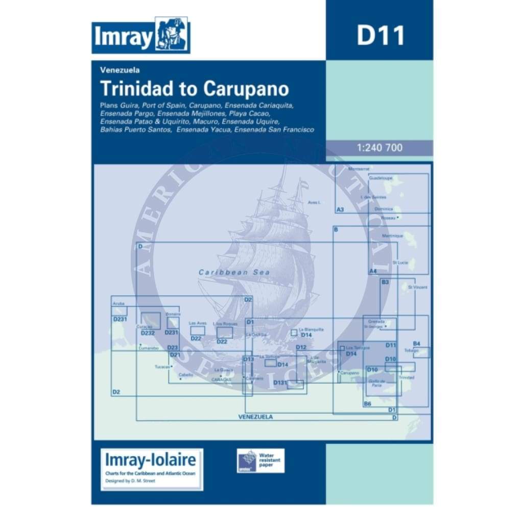 Imray Chart D11: Trinidad to Carupano