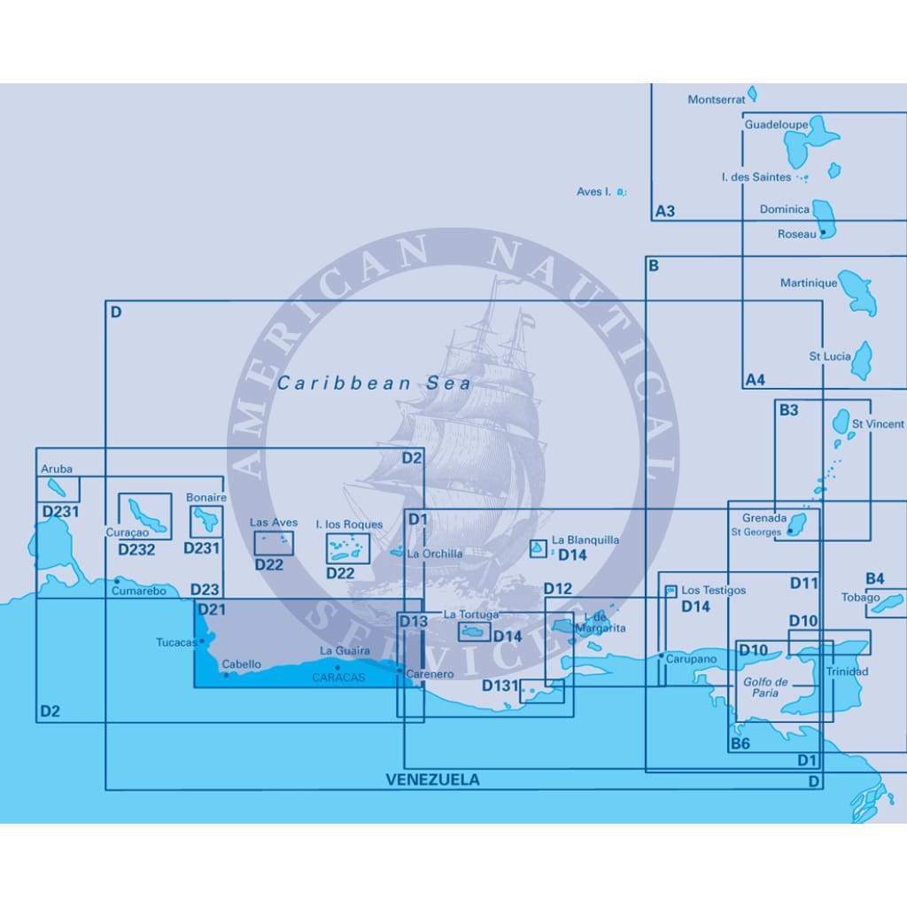 Imray Chart D21: Carenero to Punta San Jan