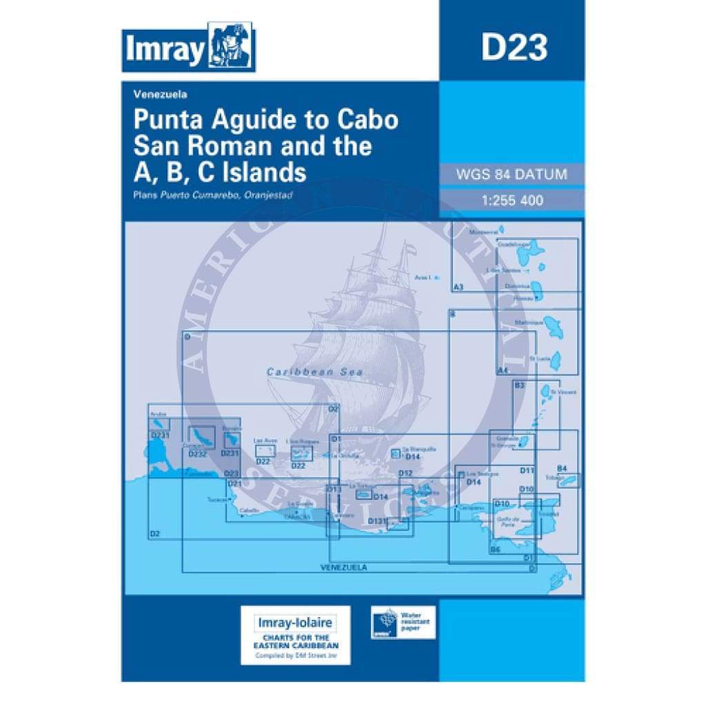 Imray Chart D23: Punta Aguide to Cabo San Roman and the A, B, C Islands