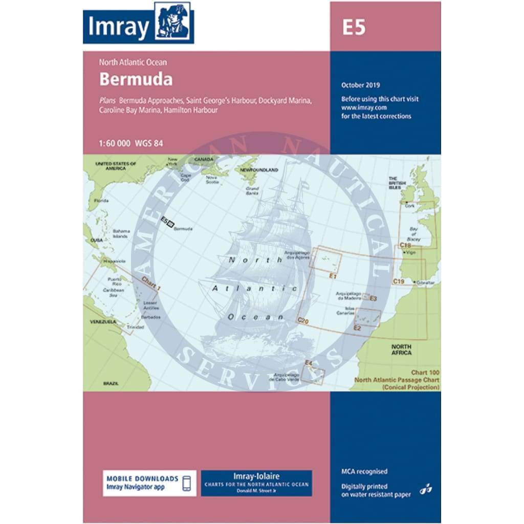 Imray Chart E5: Bermuda (North Atlantic Ocean)