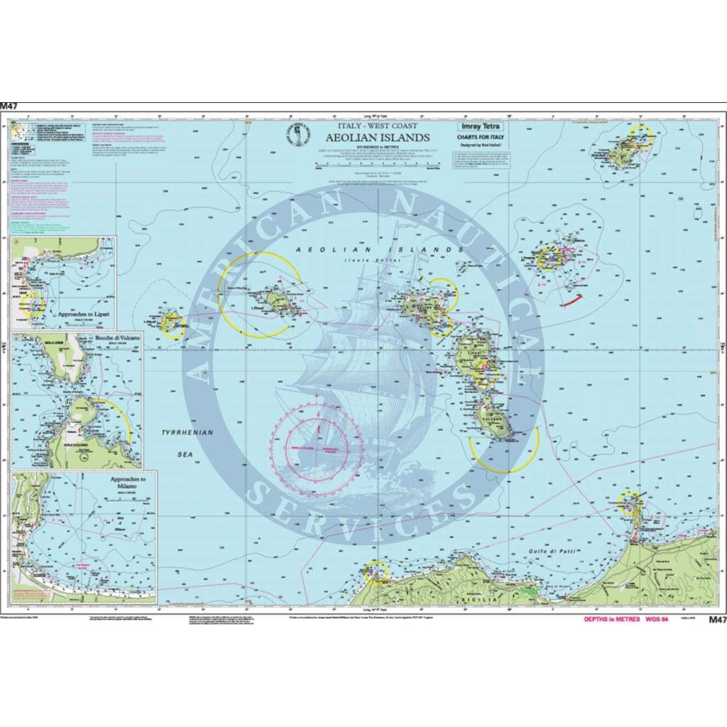 Imray Chart M47: Aeolian Islands