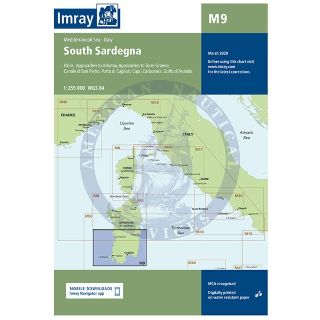 Imray Chart M9: South Sardegna