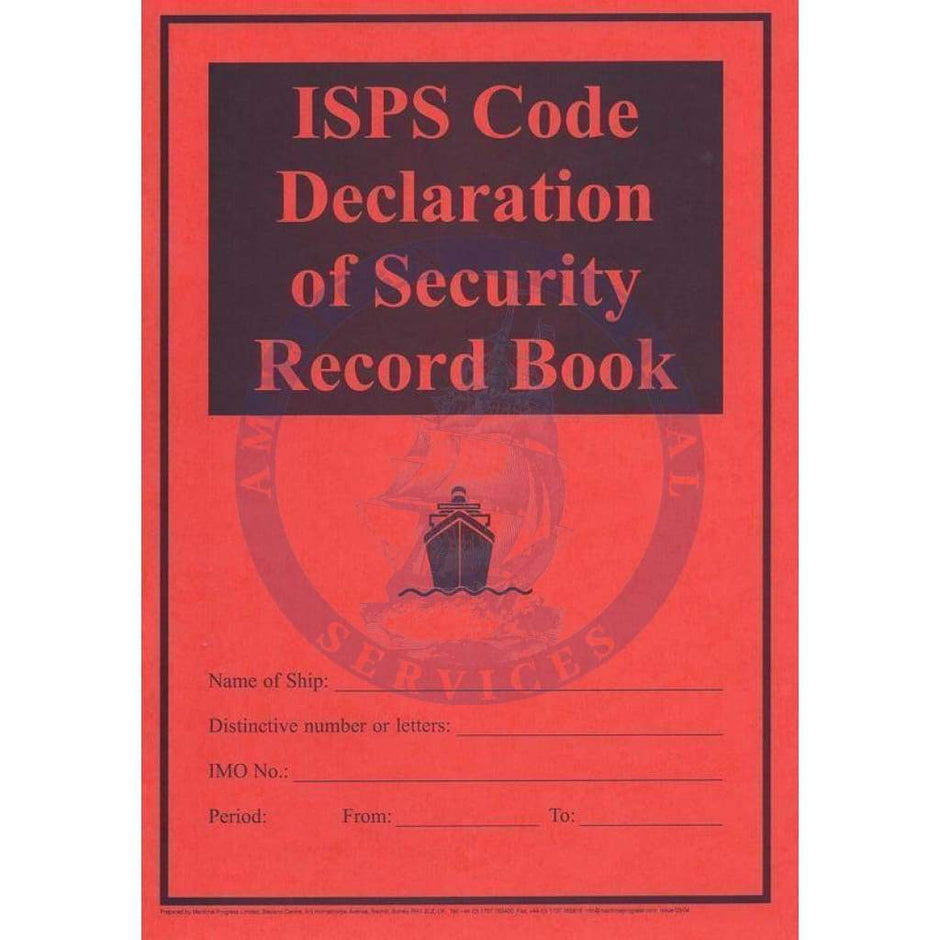 ISPS Code Security Record Book - Amnautical