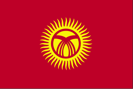 Kyrgyzstan Country Flag