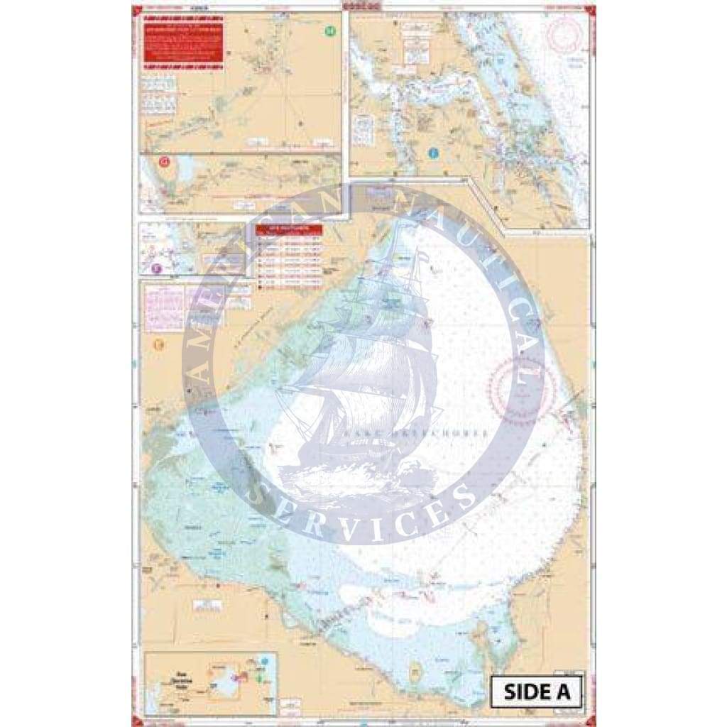 Lake Okeechobee Stuart to Fort Myers Beach Crossing Navigation Chart 20