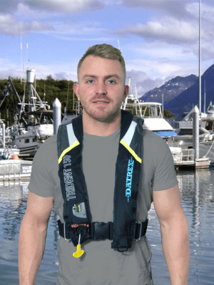 Lifejacket: DATREX Trident 150 USCG Type II Inflatable Life Jacket