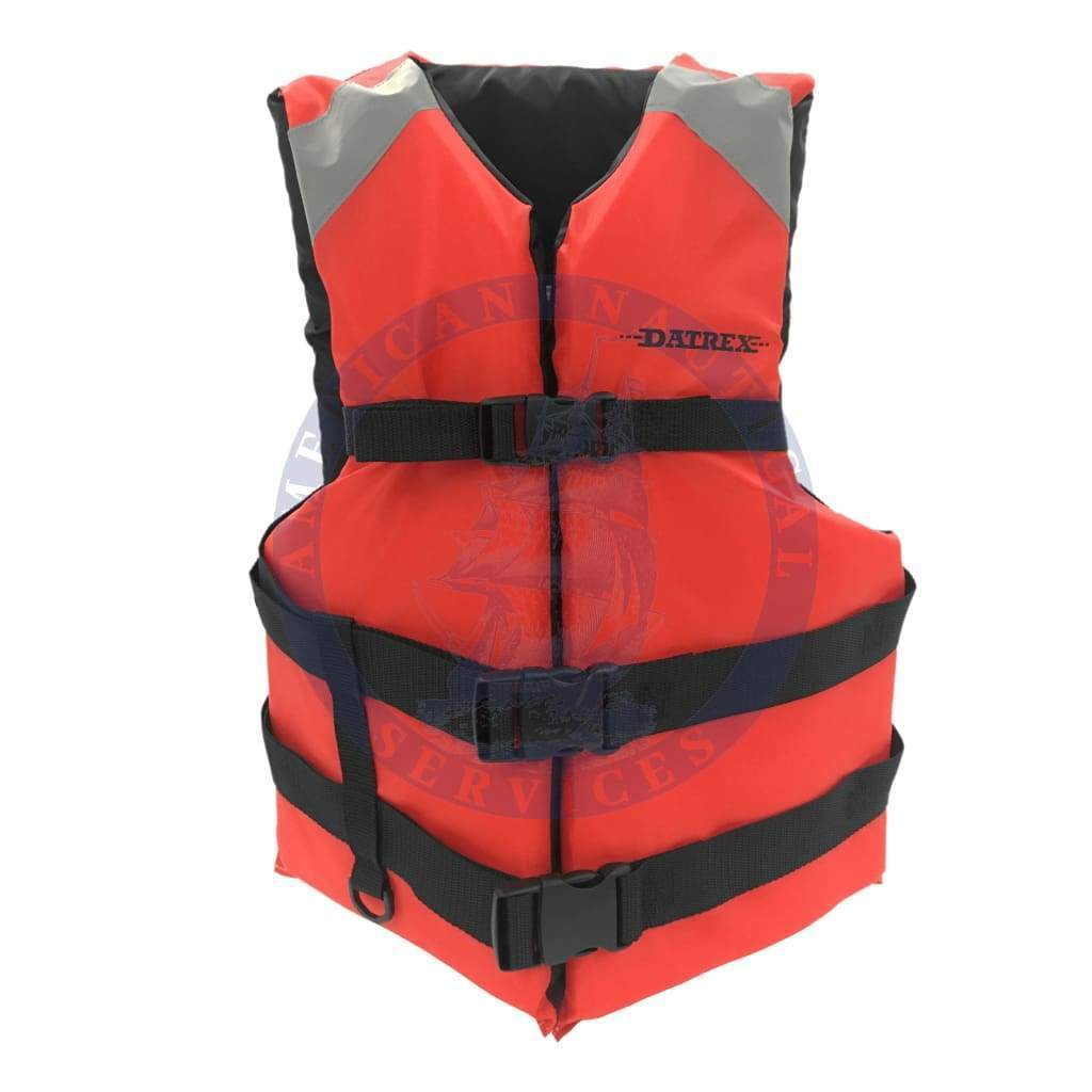 Lifejacket: DX2220UOJ DATREX ALL PURPOSE ORANGE, TYPE III USCG UNIVERSAL