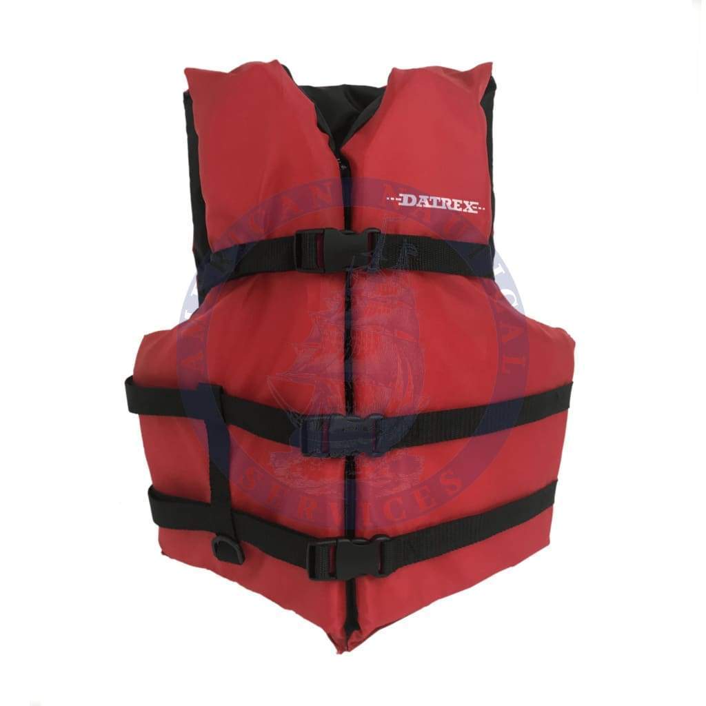 Lifejacket: DX2220URJ ALL PURPOSE RED, TYPE III USCG ADULT UNIVERSAL