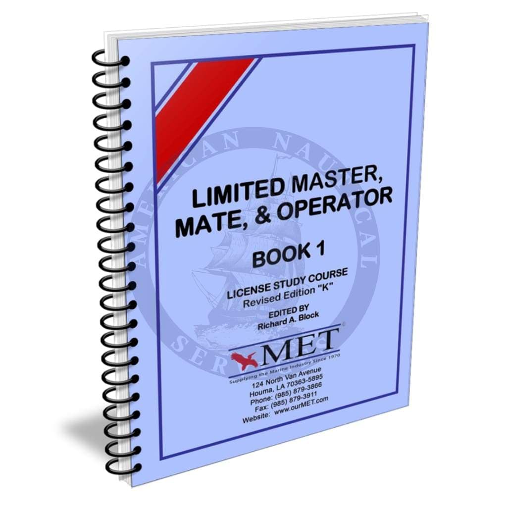 Limited Master, Mate & Operator: Book 1, Revised K (BK-M001)