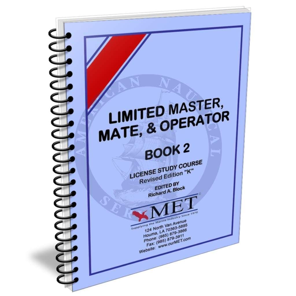 Limited Master, Mate & Operator: Book 2, Revised K (BK-M002)