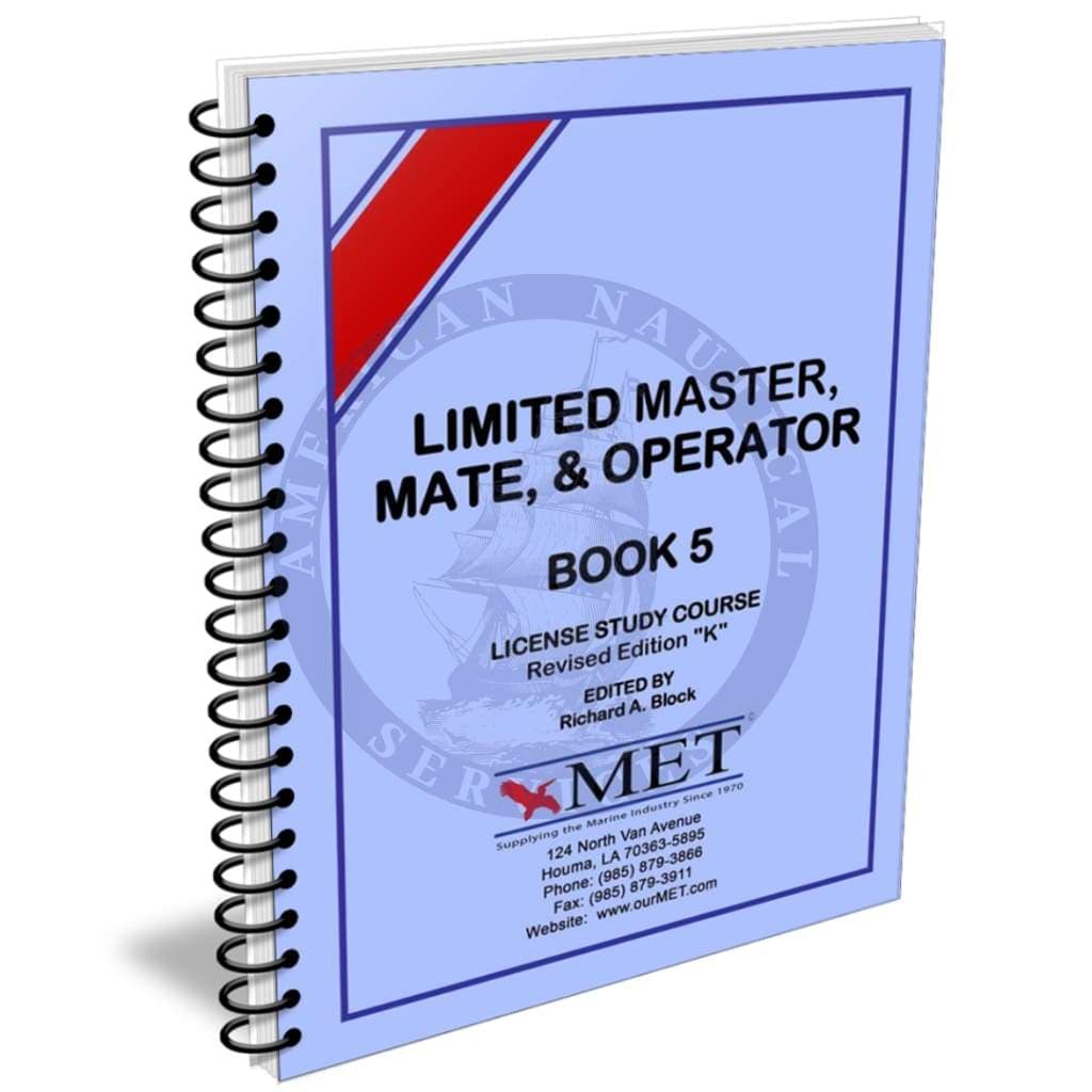 Limited Master, Mate & Operator: Book 5, Revised K (BK-M005)