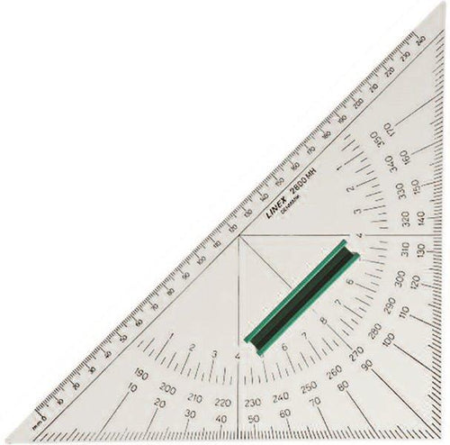 Linex Protractor Triangle - Standard | Triangle Protractor | Triangular ...