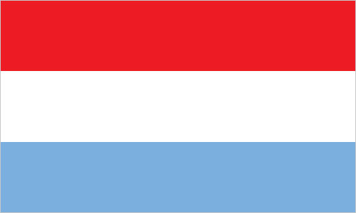 Luxembourg Country Flag