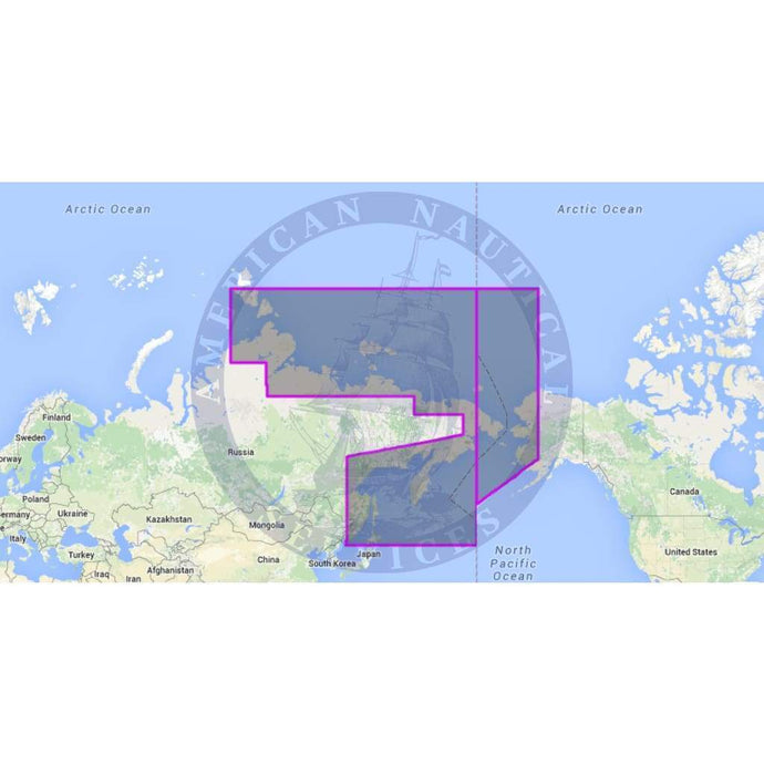 MapMedia C-MAP Mega Wide Vector Chart: MWVJRSM002MAP - Russian Federation - North East
