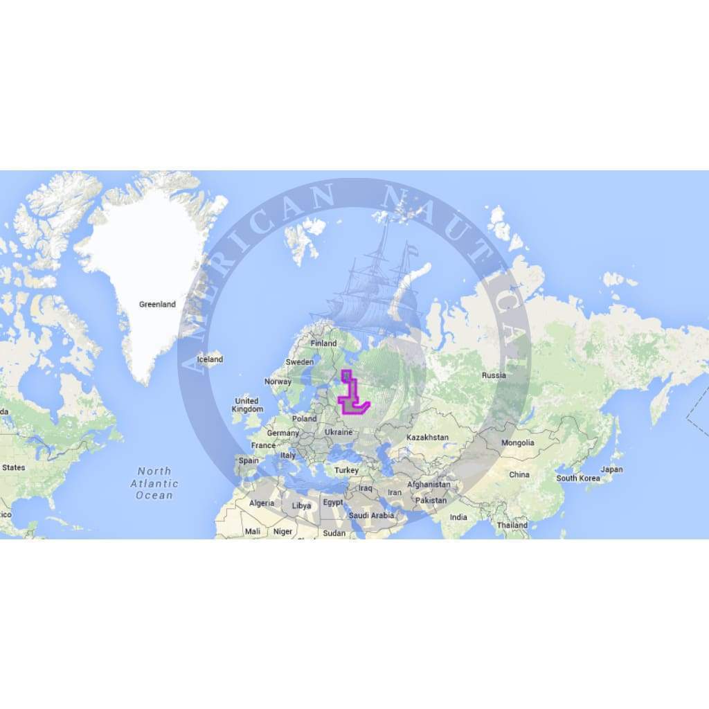 MapMedia C-MAP Mega Wide Vector Chart: MWVJRSM219MAP - Russia - Moskva - Oka, Volga