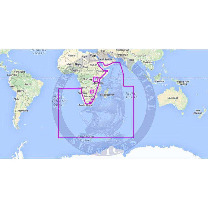 MapMedia C-Map Wide Vector Chart: WVJAFM209MAP - Africa - East (Update)