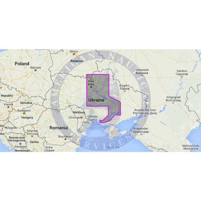 MapMedia C-Map Wide Vector Chart: WVJENM084MAP - Dniepr River (Update)