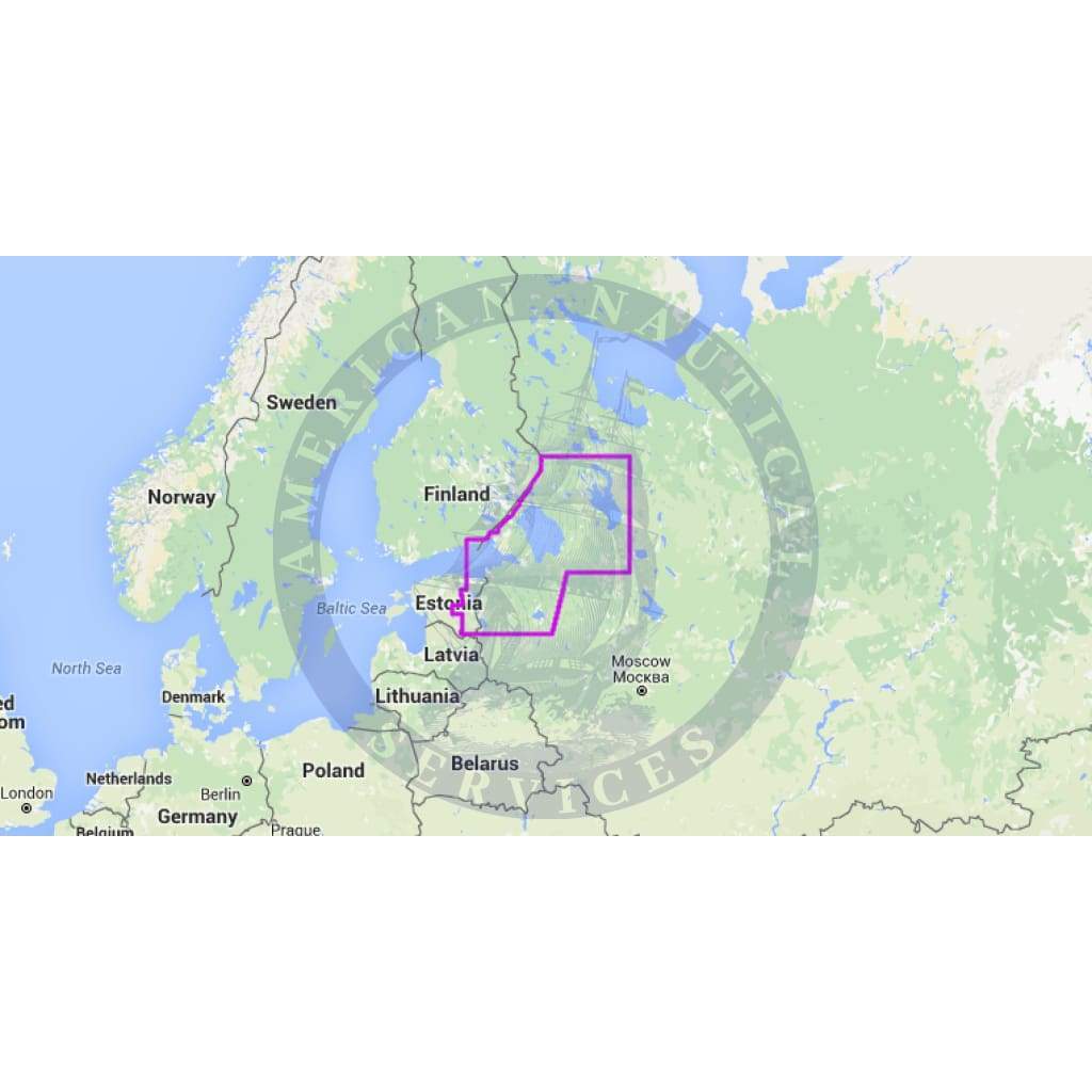 MapMedia C-Map Wide Vector Chart: WVJENM604MAP - Russia - Russian Lakes
