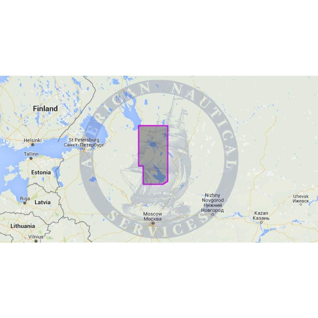 MapMedia C-Map Wide Vector Chart: WVJENM608MAP - Russia - Volgo Baltic Channel