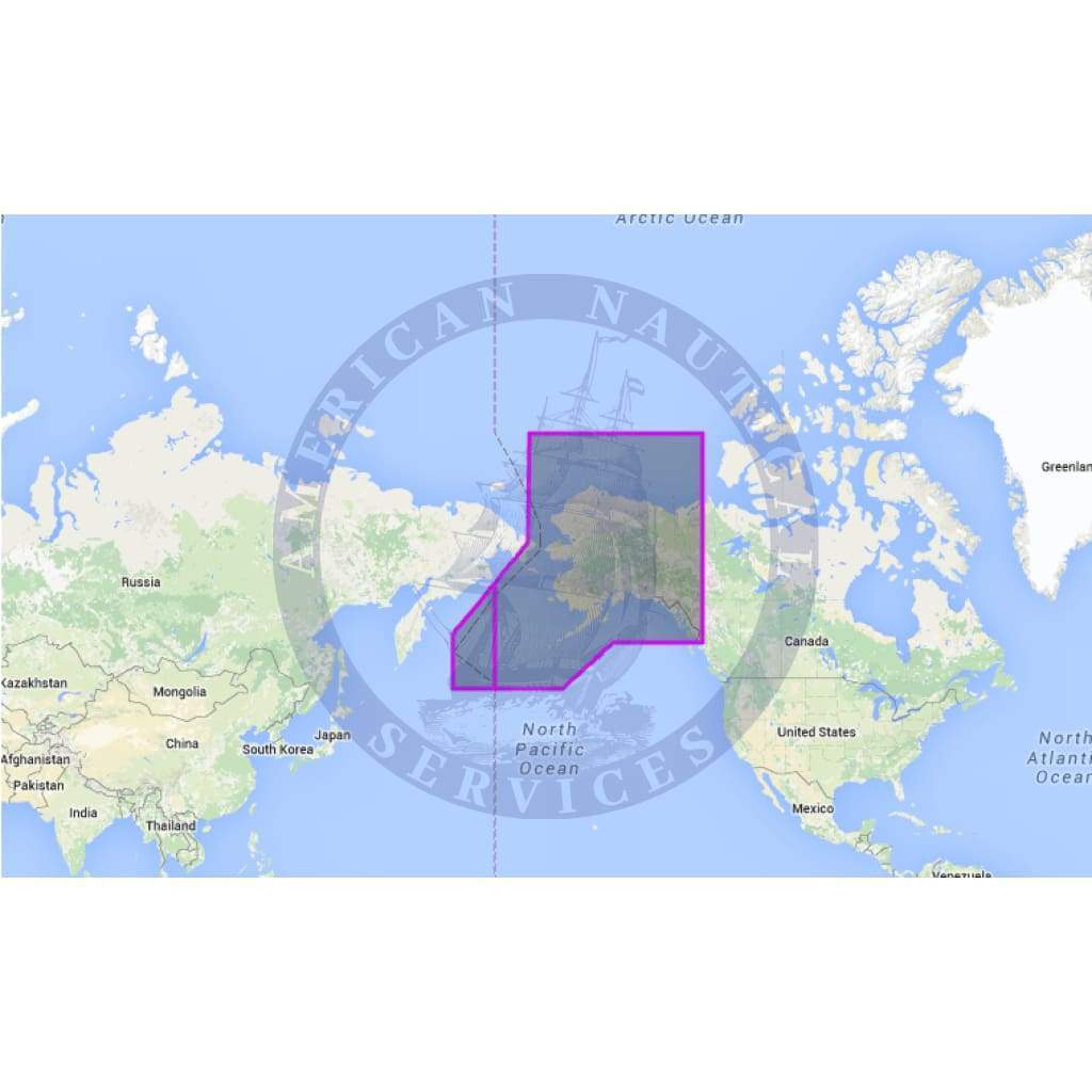 MapMedia C-MAP Wide Vector Chart: WVJNAM028MAP - Alaska
