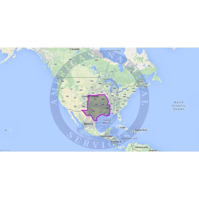 MapMedia C-Map Wide Vector Chart: WVJNAM044MAP - US Lakes - South Central (Update)
