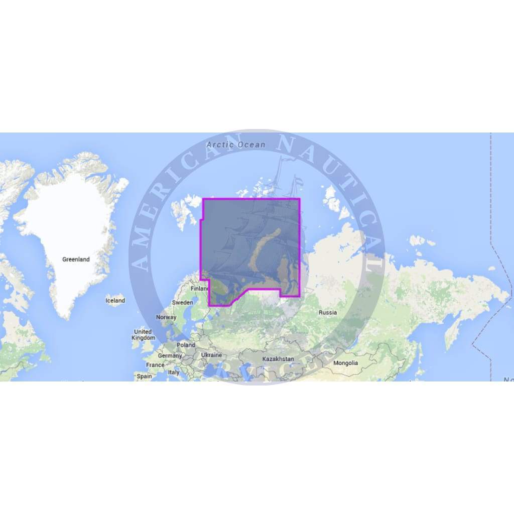 MapMedia C-Map Wide Vector Chart: WVJRSM202MAP - Russian Federation - North West