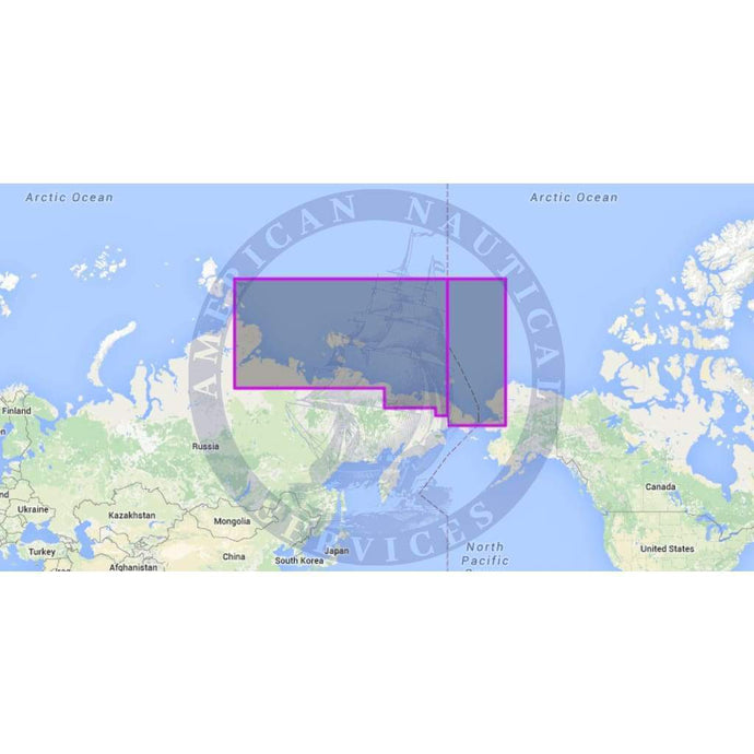 MapMedia C-Map Wide Vector Chart: WVJRSM204MAP - Russian Federation - North East
