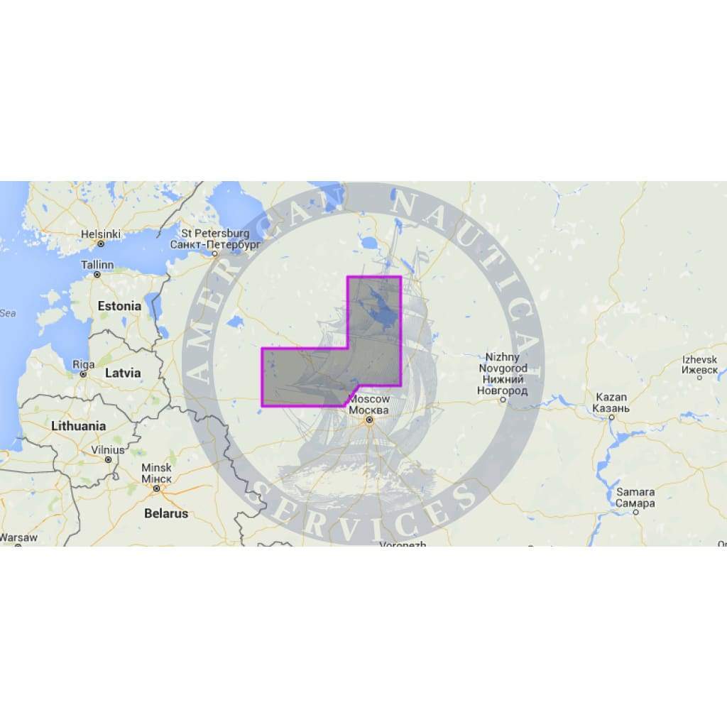 MapMedia C-Map Wide Vector Chart: WVJRSM212MAP - Russia - Tver - Rybinsk (Update)