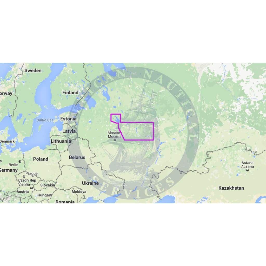 MapMedia C-Map Wide Vector Chart: WVJRSM214MAP - Russia - Rybinsk - Cheboksary