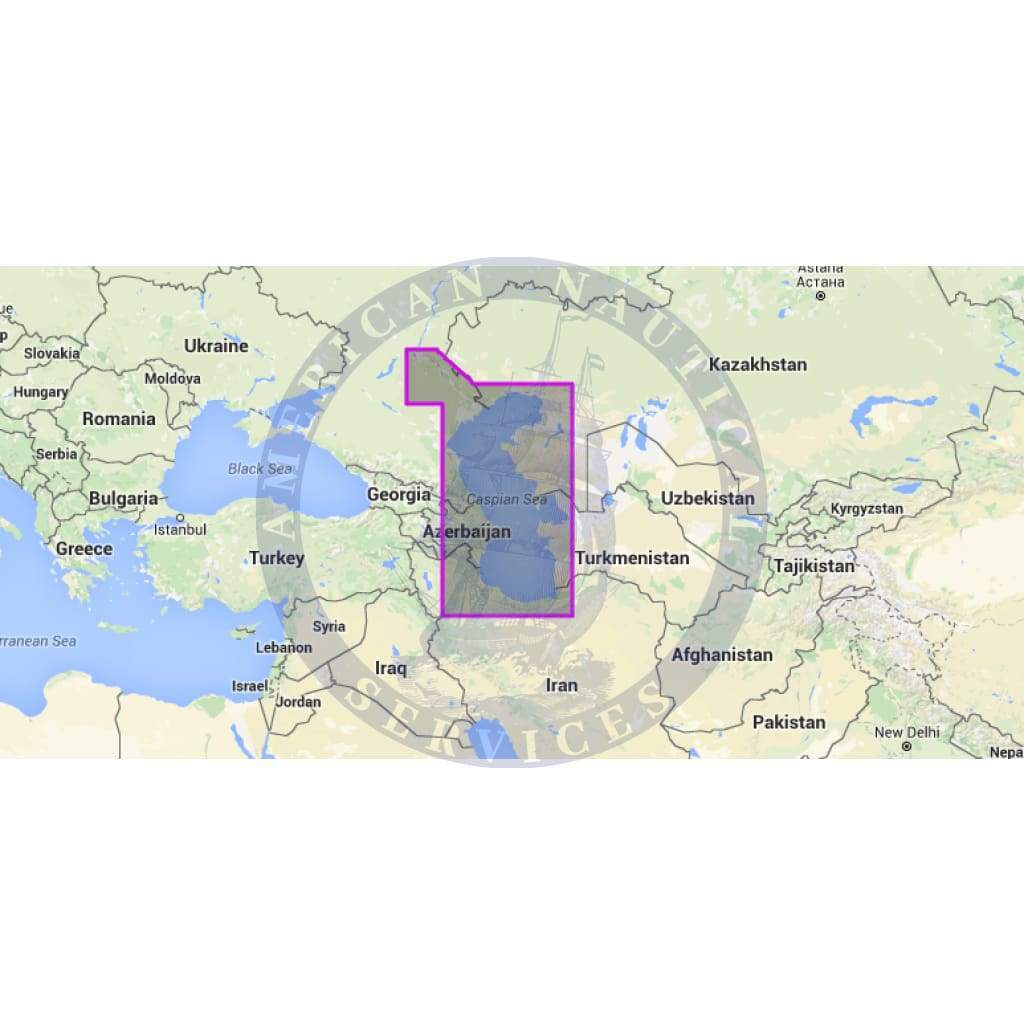 MapMedia C-Map Wide Vector Chart: WVJRSM215MAP - Russia - Volgograd,Astrachan,Caspian Sea