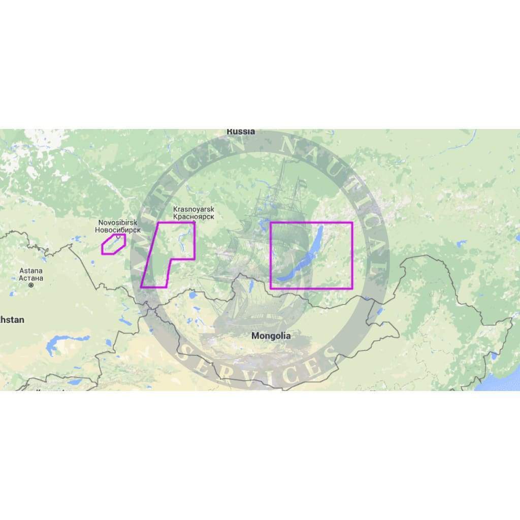 MapMedia C-Map Wide Vector Chart: WVJRSM217MAP - Russia - Baykal & Siberial lakes (Update)