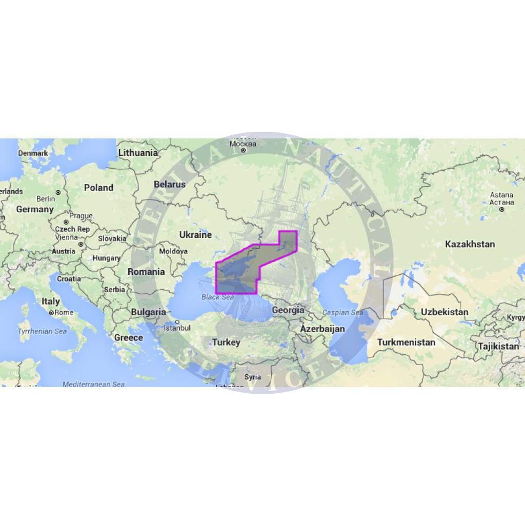 MapMedia C-Map Wide Vector Chart: WVJRSM235MAP - Volgo - Don and Azov Sea