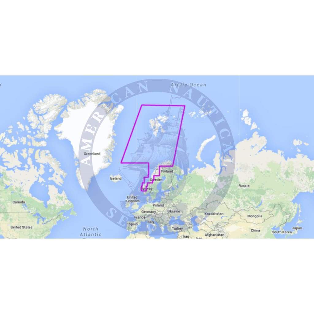 MapMedia I.H.O.Wide Vector Chart: WVSEN11MAP - Norway - North West