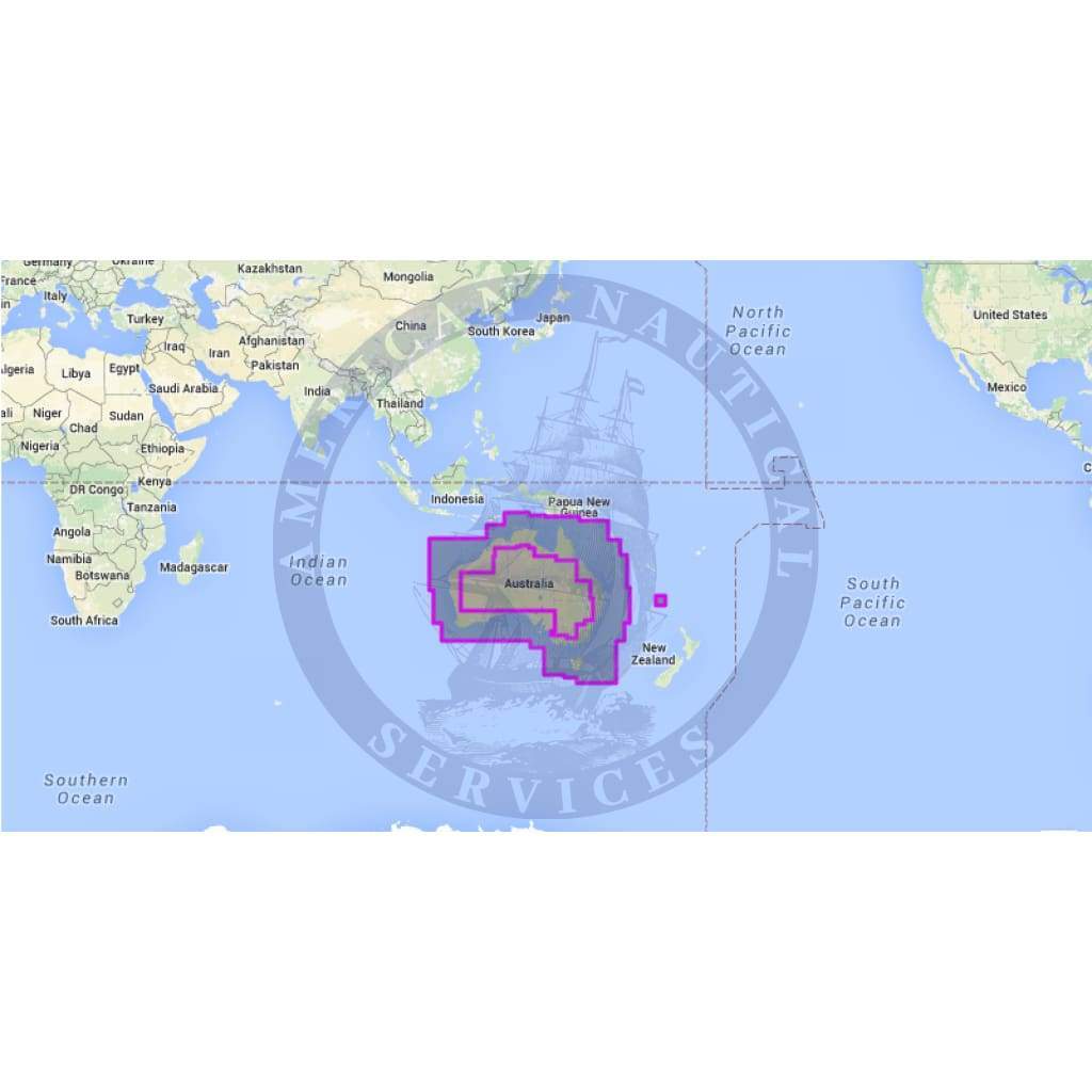 MapMedia Navionics Mega Wide Vector Chart: MWVNAU32XGMAP - Australia