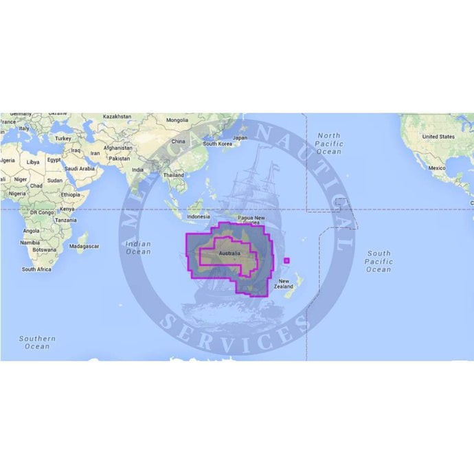 MapMedia Navionics Mega Wide Vector Chart: MWVNAU32XGMAP - Australia