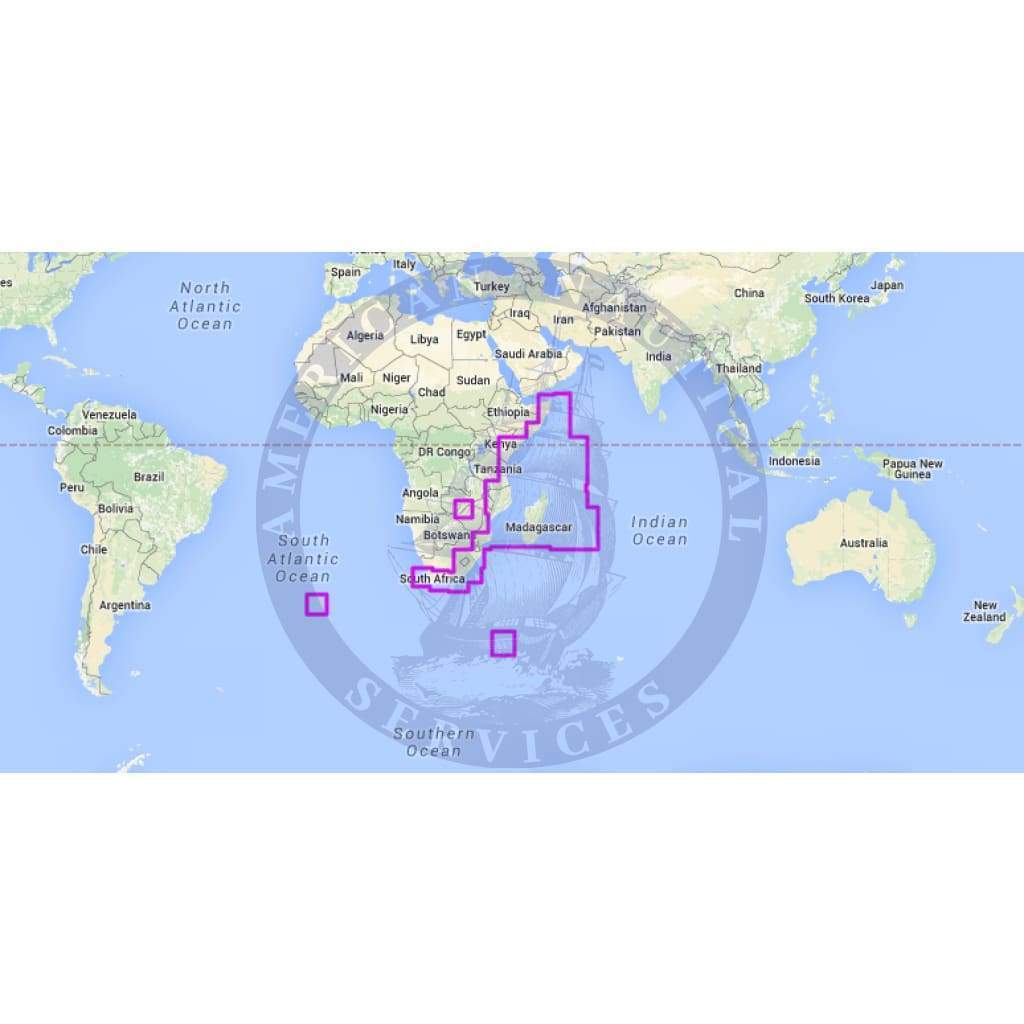 MapMedia Navionics Wide Vector Chart: WVNAF42MAP - Africa - East