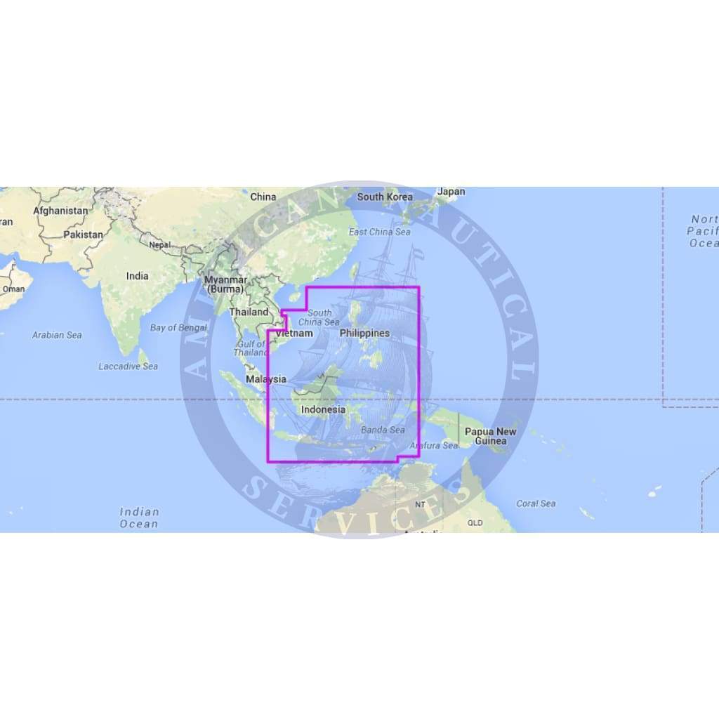 MapMedia Navionics Wide Vector Chart: WVNAS68MAP - Philippines to Java