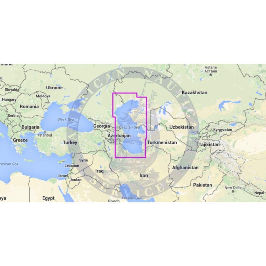 MapMedia Navionics Wide Vector Chart: WVNEM36MAP - Caspian Sea
